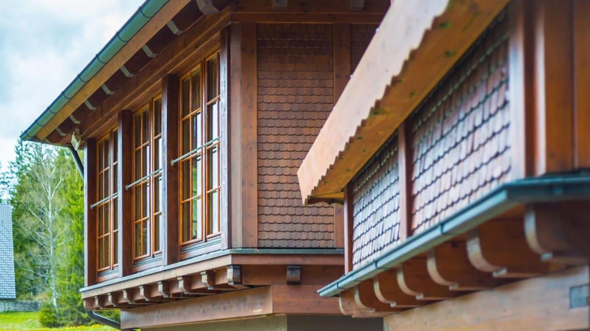 Schwarzwald Lodge Inselklause Schönwalde Esterno foto
